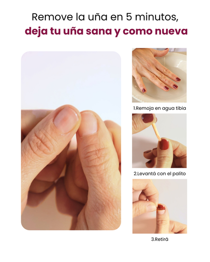 Uñas de Gel Sin UV Maine